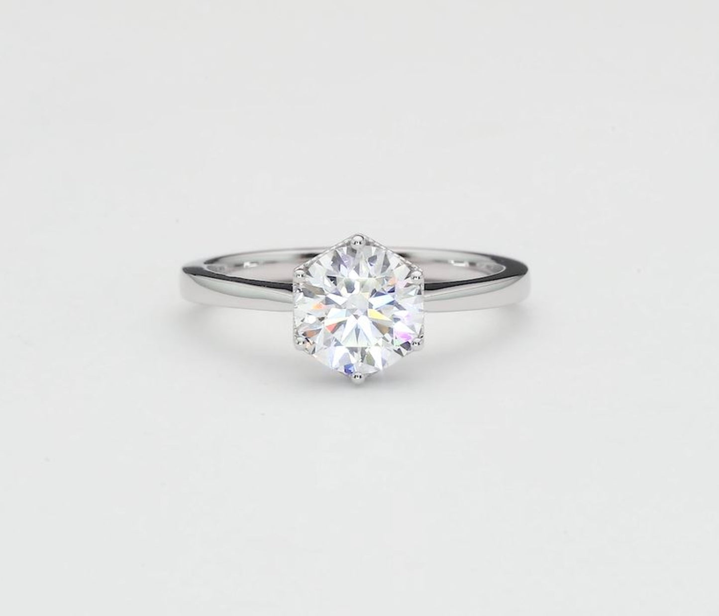 Round Solitaire Diamond Ring