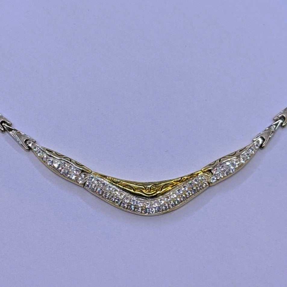 The Serpent's Embrace Diamond Necklace