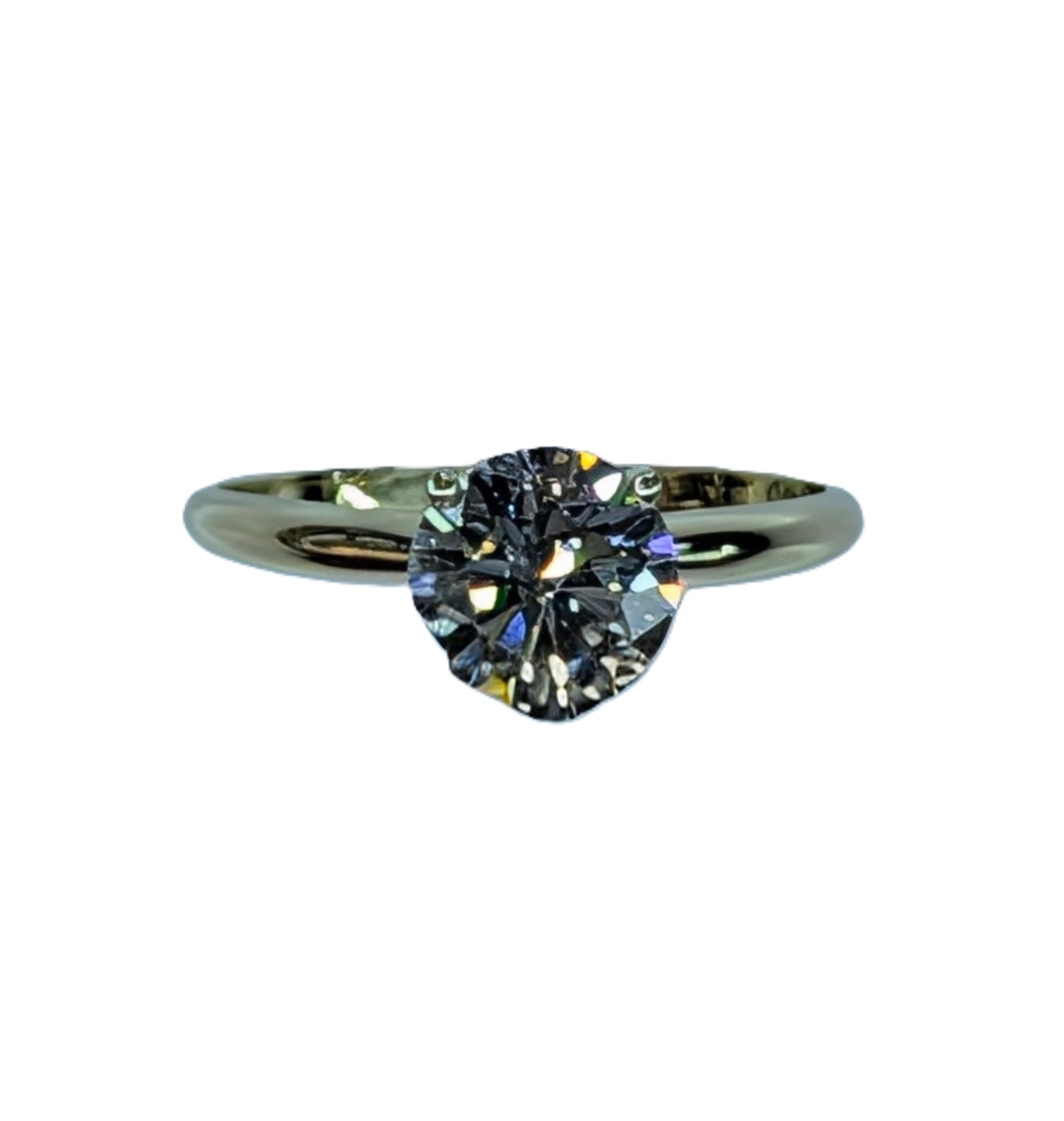 14K Yellow Gold Lab Grown Diamond Engagement Ring — 2ct | 2.8g