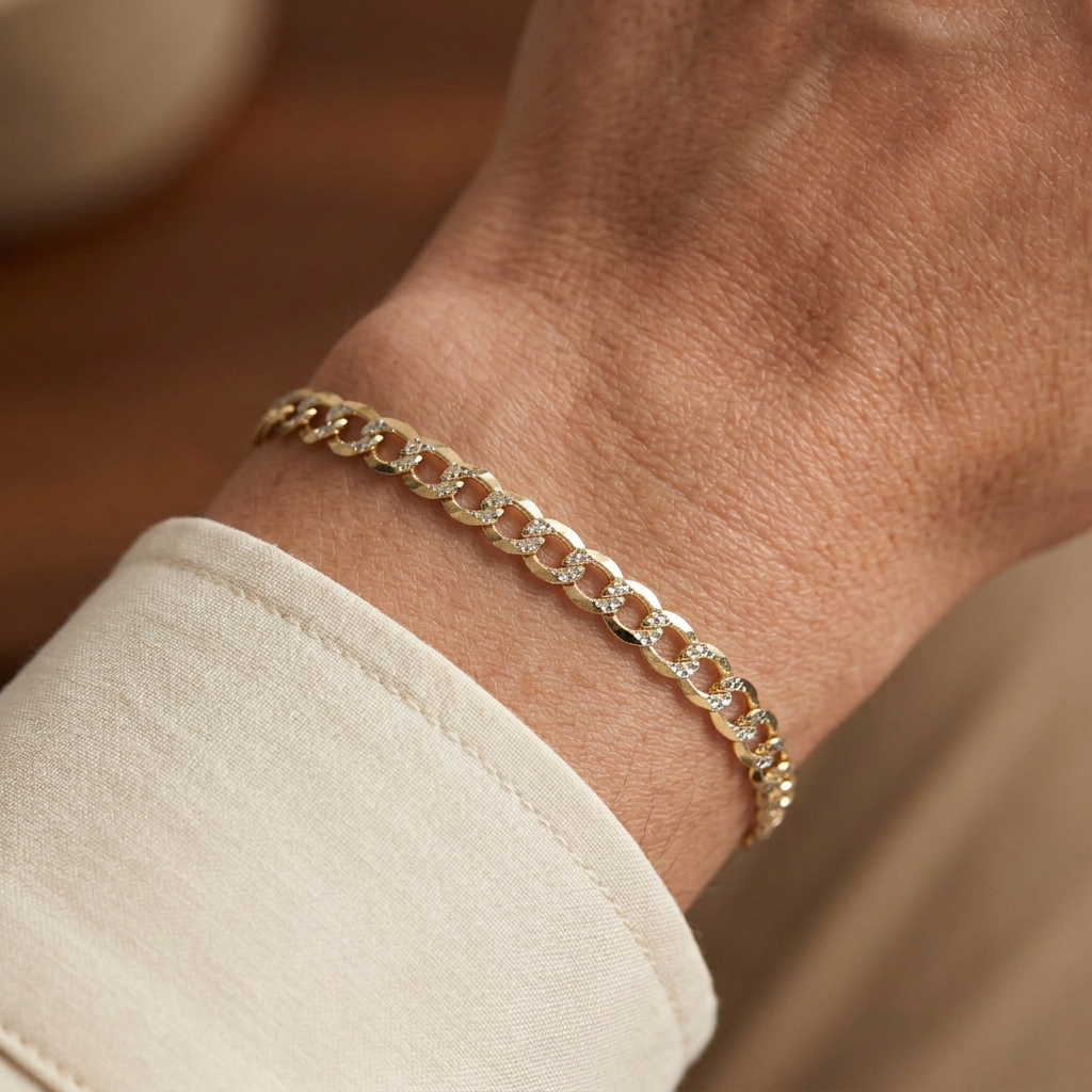 Bracelet lifestyle view with clasp hidden