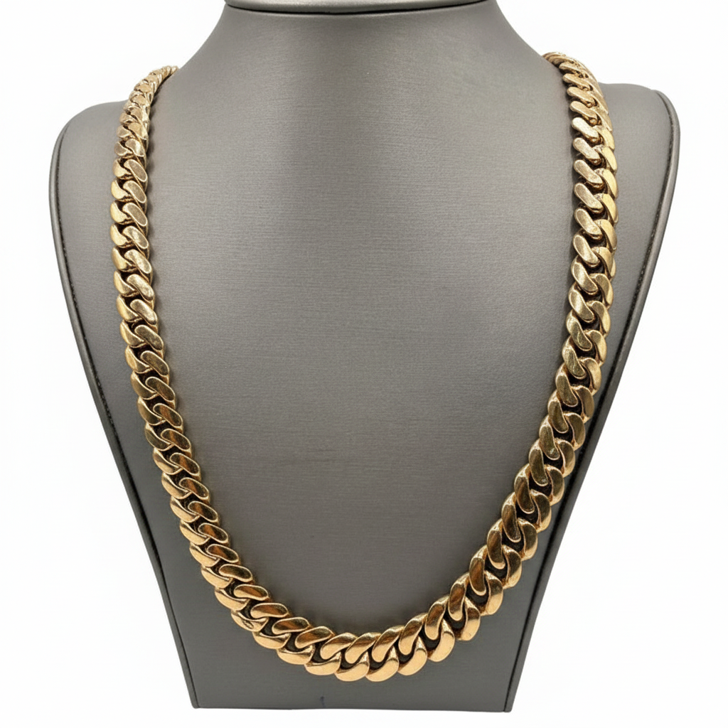 14K Cuban Link Chain – Hero Shot