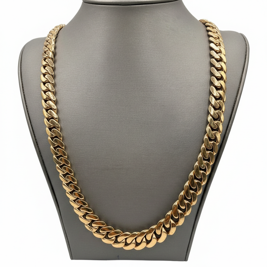 14K Cuban Link Chain – Hero Shot