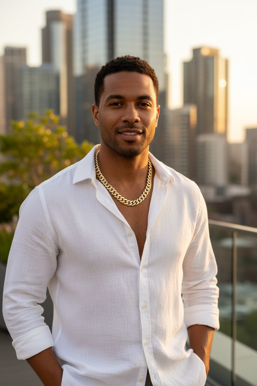 14K Cuban Link Chain – Lifestyle
