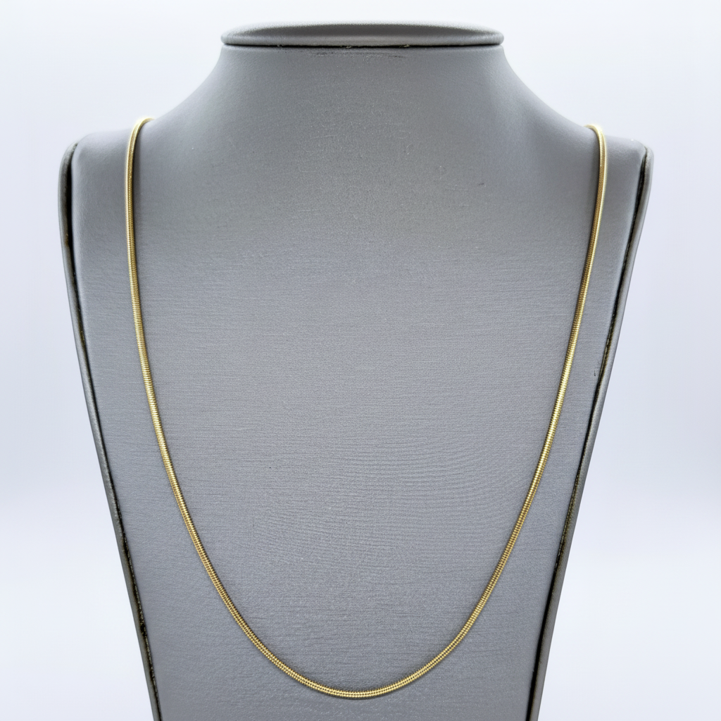 14K Yellow Gold Snake Chain - Bust