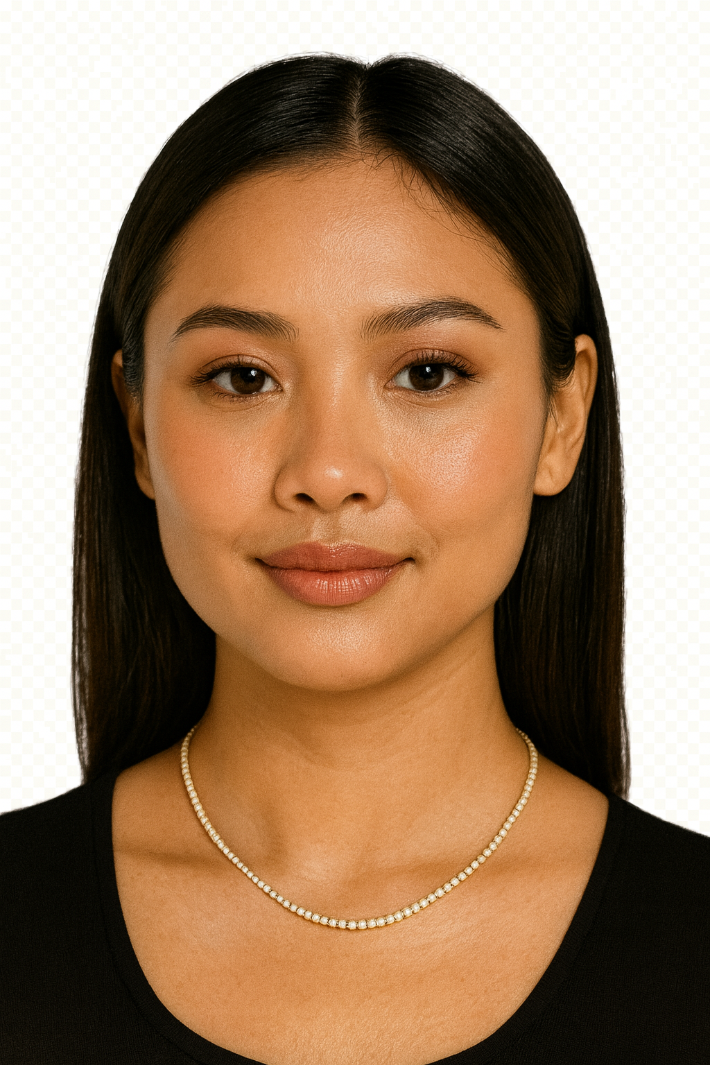 14K YG TENNIS STYLE NECKLACE 20in 2.5mm 7CT