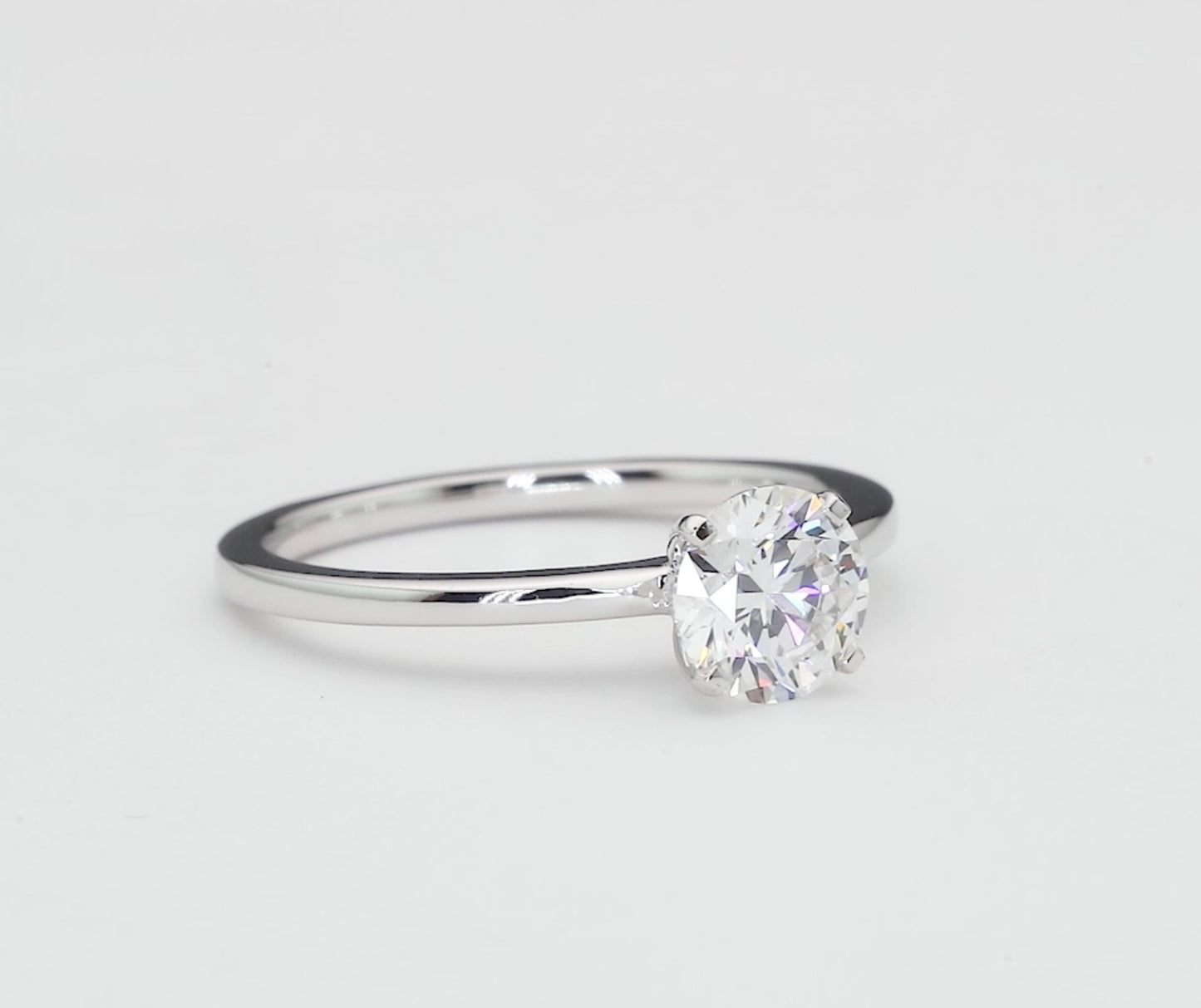 Round Solitaire Diamond Ring