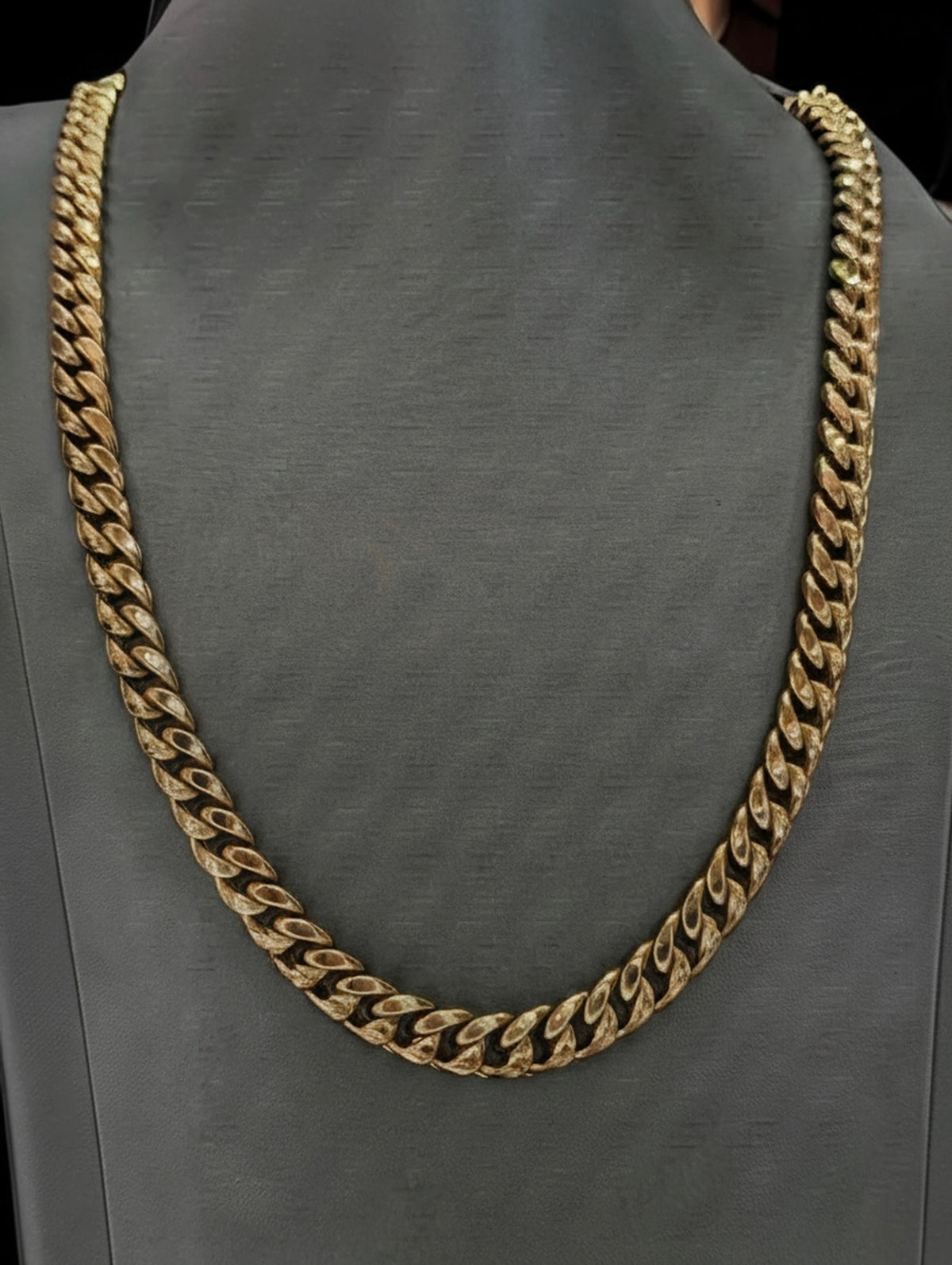 14K Yellow Gold Cuban Link Chain – 26" | 9.1mm Solid Curb Chain | 66.5g