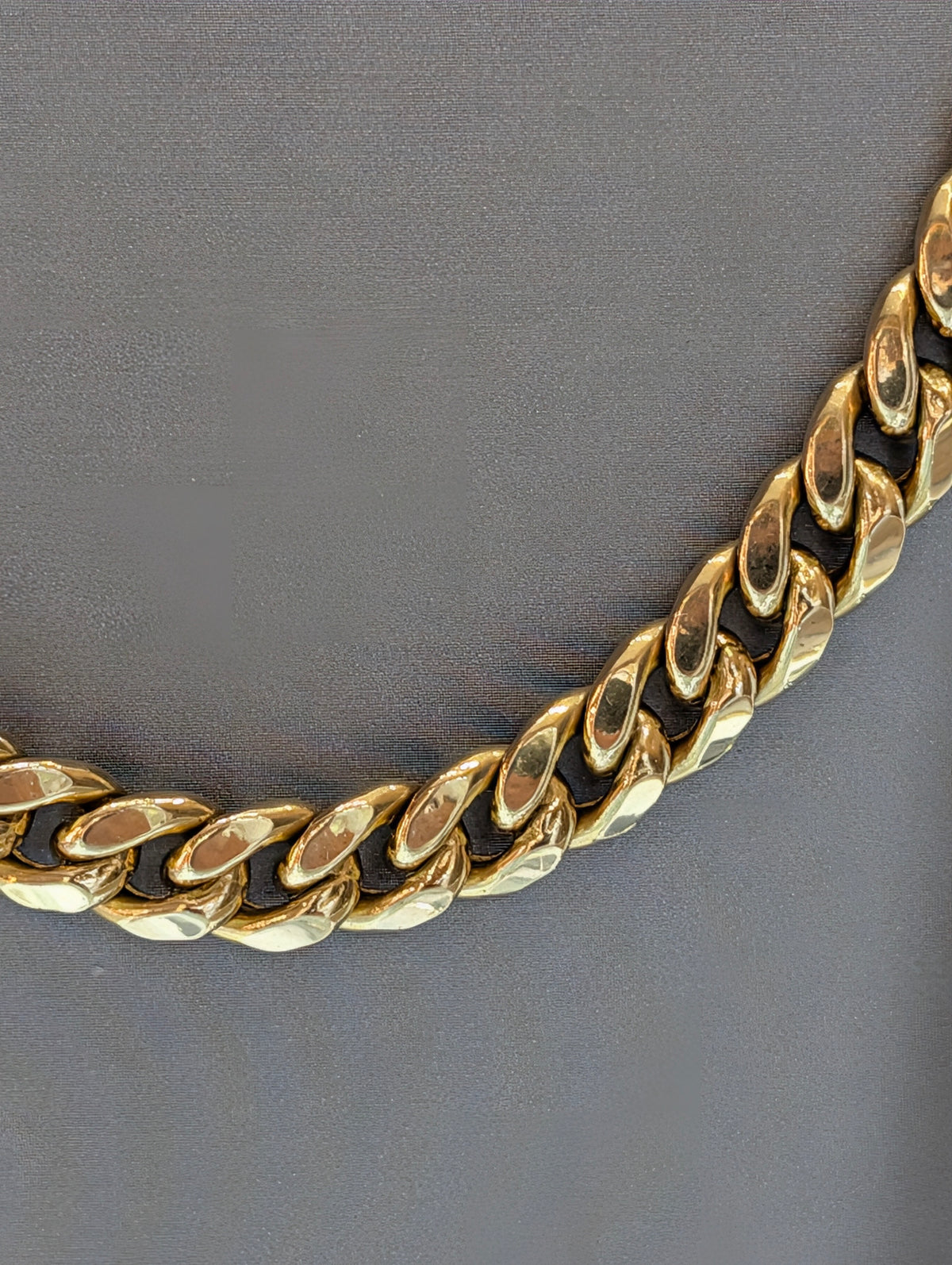 14K Yellow Gold Cuban Link Chain – 26" | 9.1mm Solid Curb Chain | 66.5g