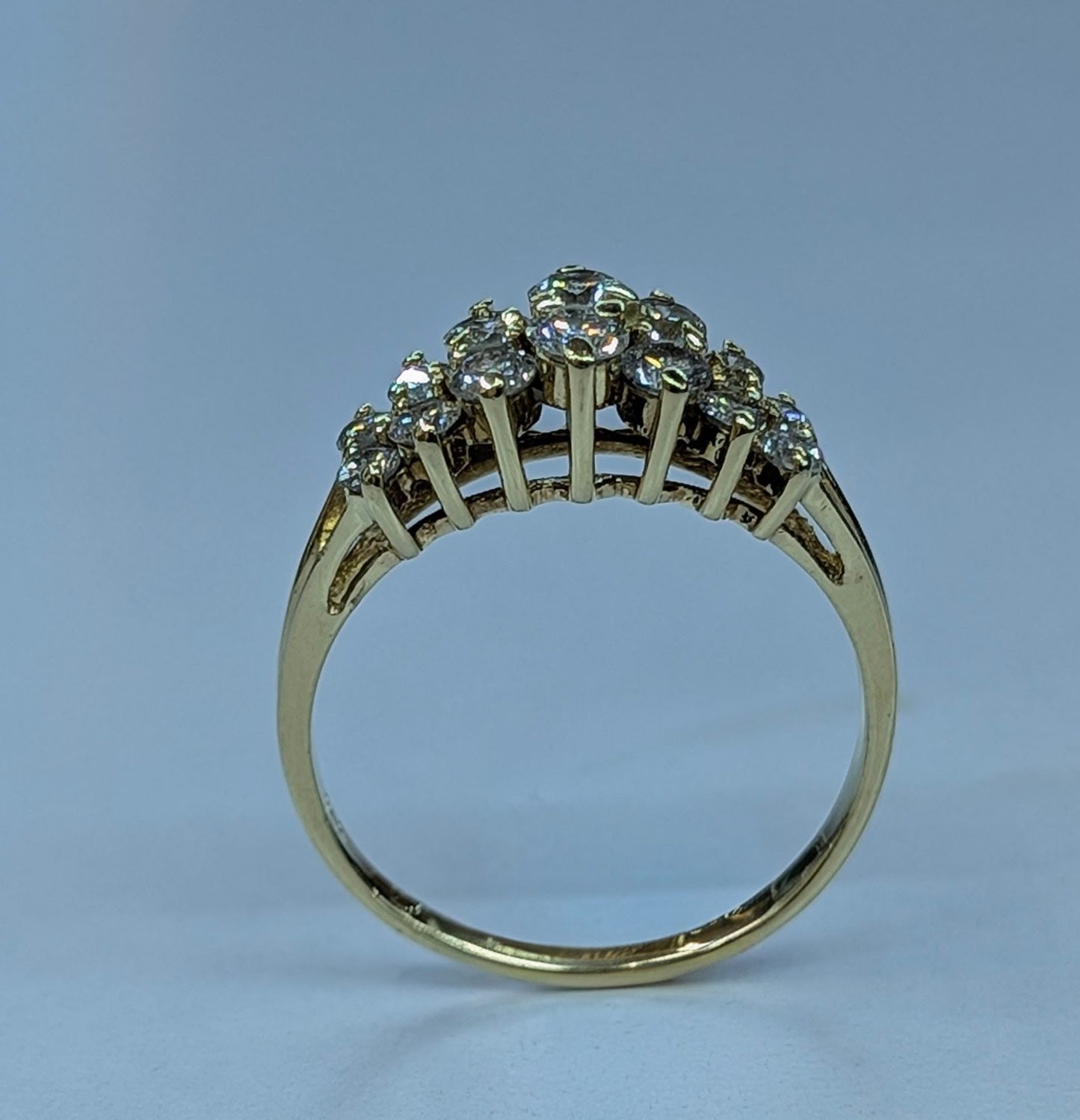 14K Yellow Gold Diamond Band – 1TCW, 2.7g size 7.5