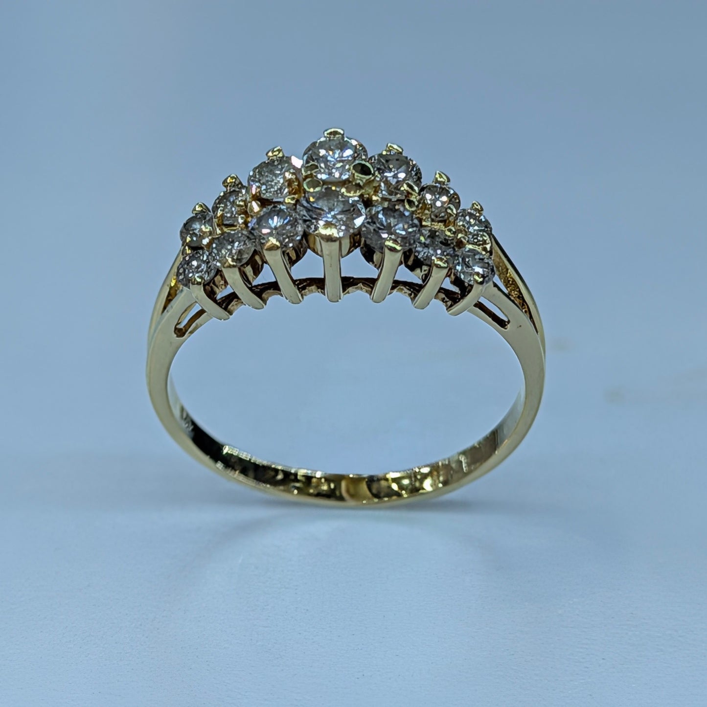 14K Yellow Gold Diamond Band – 1TCW, 2.7g size 7.5
