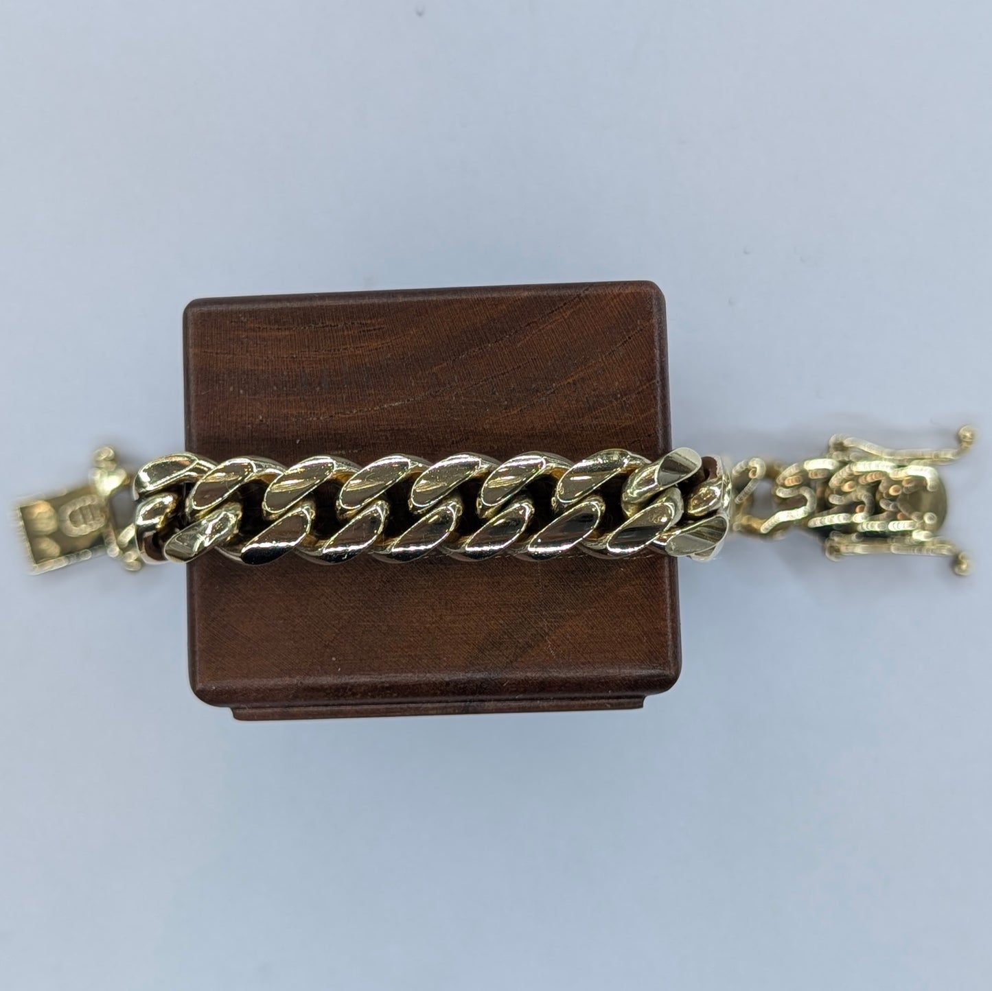 14K Yellow Gold Cuban Link Bracelet | 11mm | 8 Inch | 71.4g
