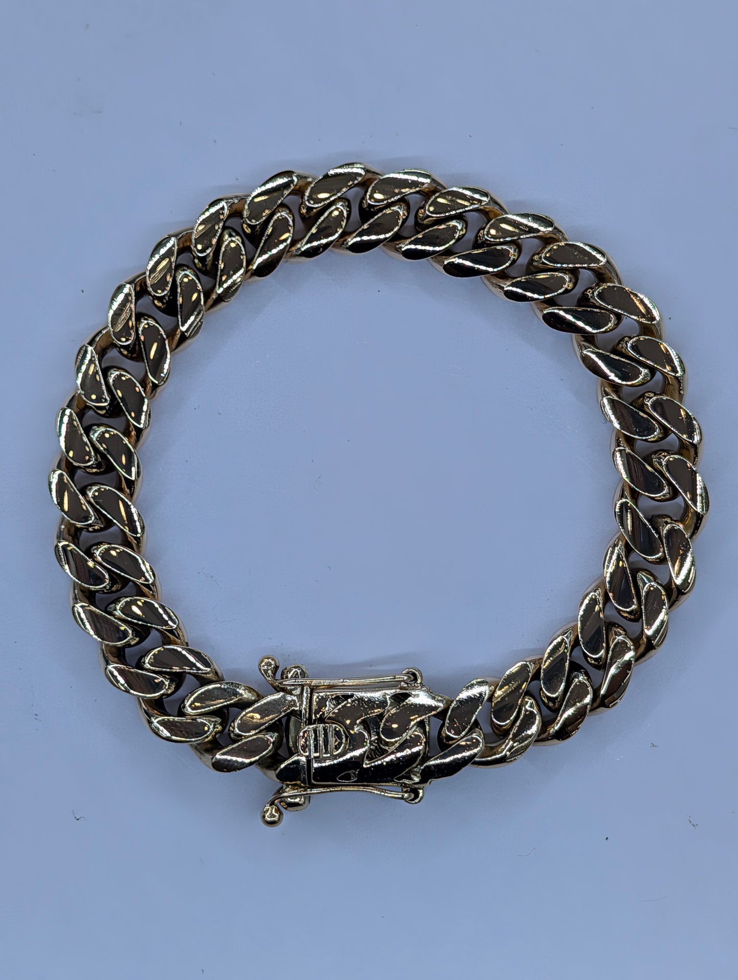 14K Yellow Gold Cuban Link Bracelet | 11mm | 8 Inch | 71.4g