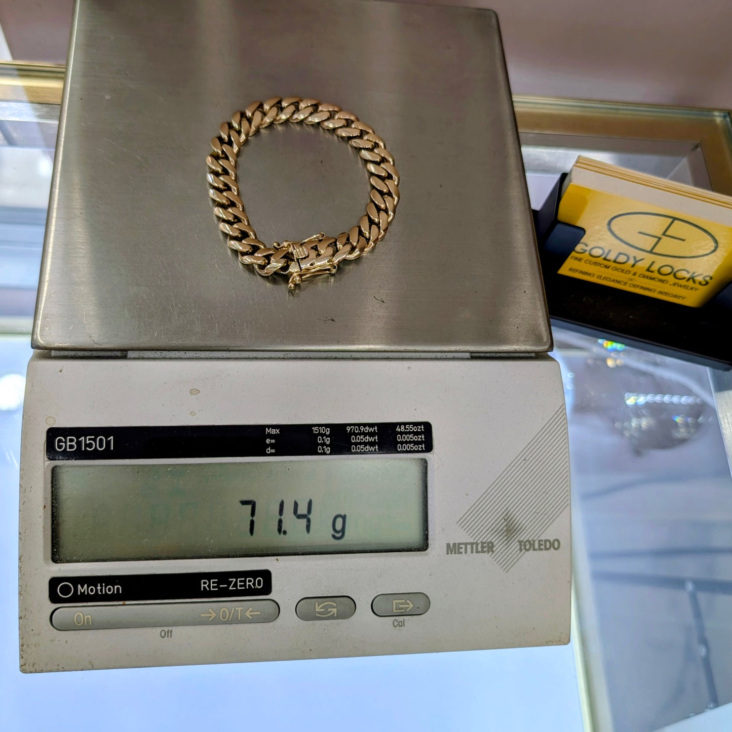 14K Yellow Gold Cuban Link Bracelet | 11mm | 8 Inch | 71.4g
