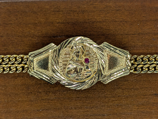 14K Yellow Gold Santa Barbara Cuban Bracelet | 8 Inch | 16.1g