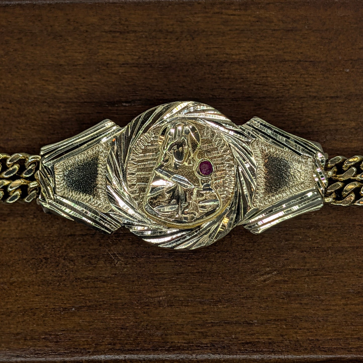 14K Yellow Gold Santa Barbara Cuban Bracelet | 8 Inch | 16.1g