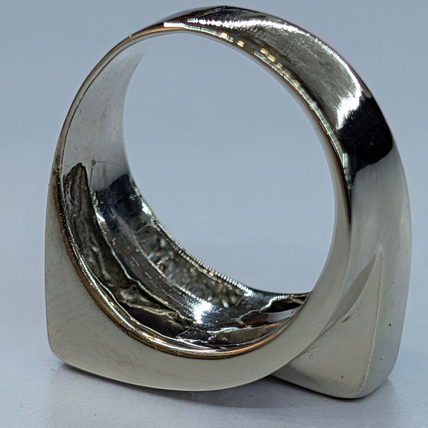 14K White Gold Baguette Natural Diamond Ring — 7.1g | Size 7