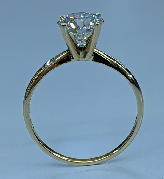 14K Yellow Gold Lab Grown Diamond Engagement Ring — 2ct | 2.8g
