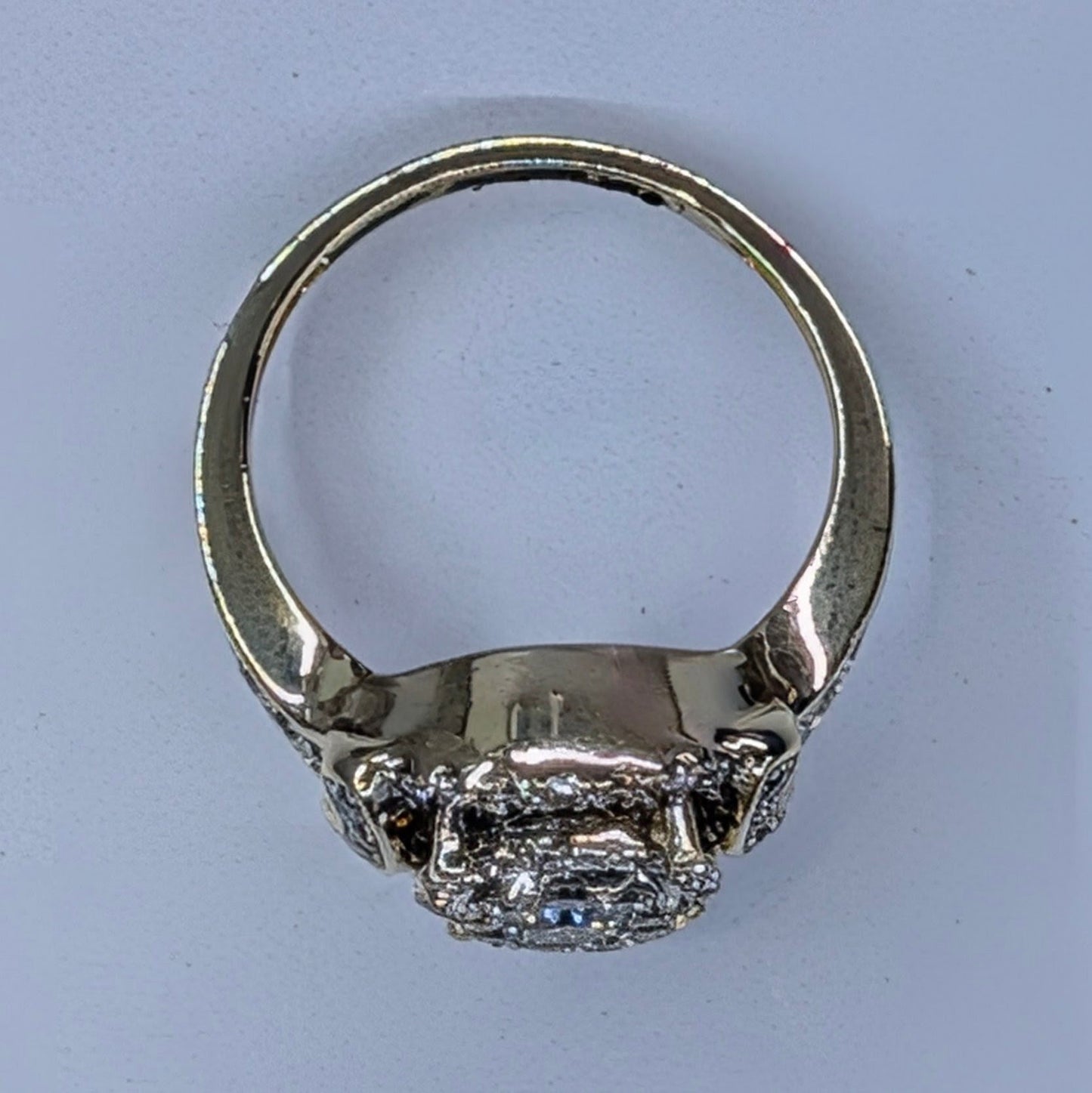 14K Yellow Gold Diamond Ring | Size 7 | 4.4g
