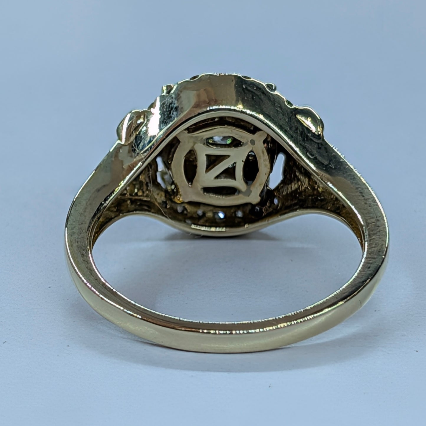 14K Yellow Gold Diamond Ring | Size 7 | 4.4g