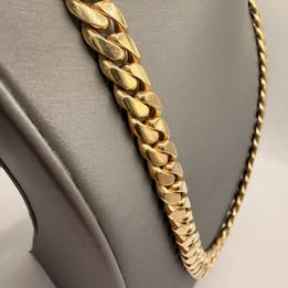 14K Yellow Gold Cuban Link Chain — 9.5mm | 21.5" | 153.1g