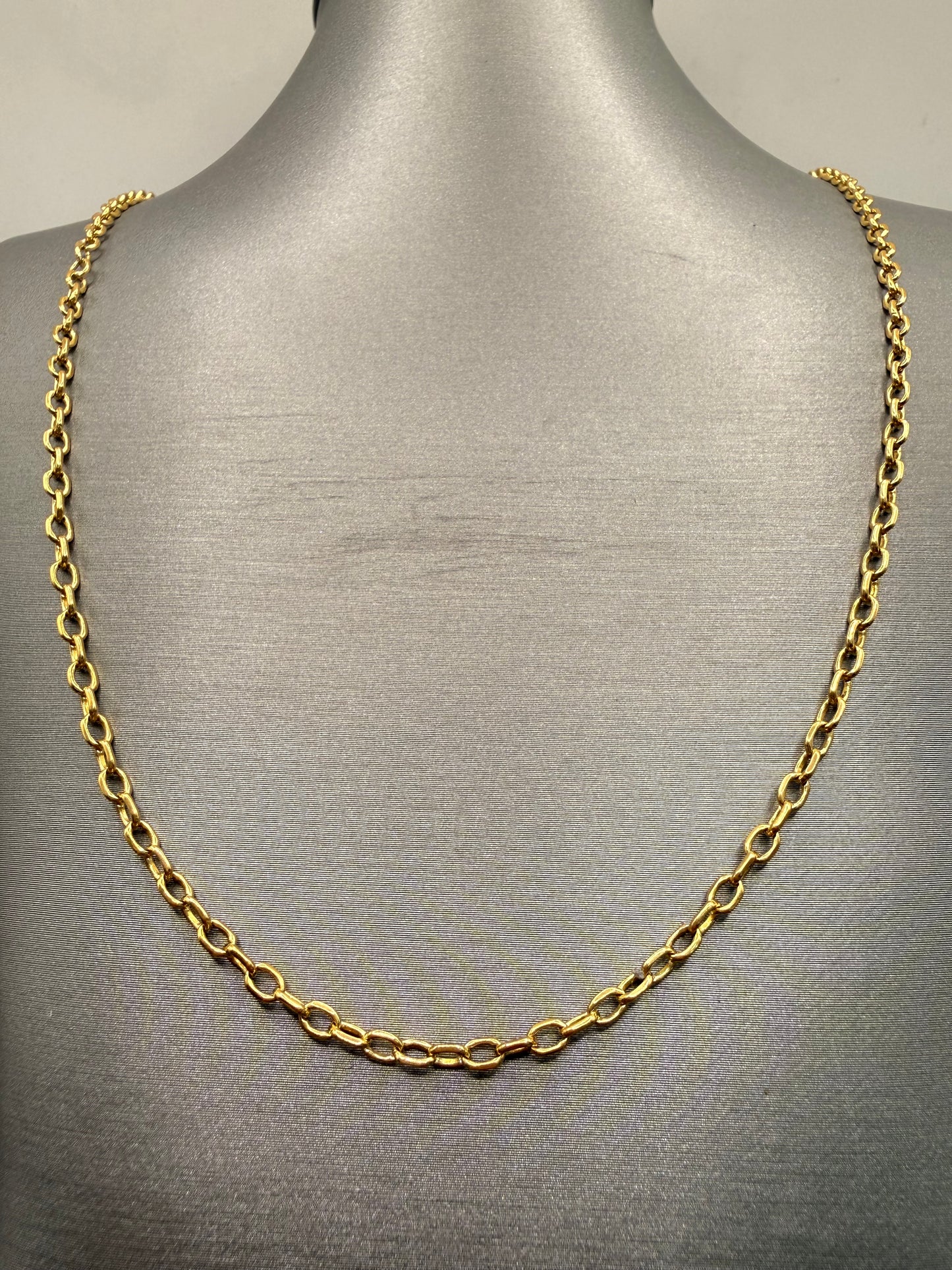 18K Yellow Gold Chain – 11.2g, 1.5mm, 29