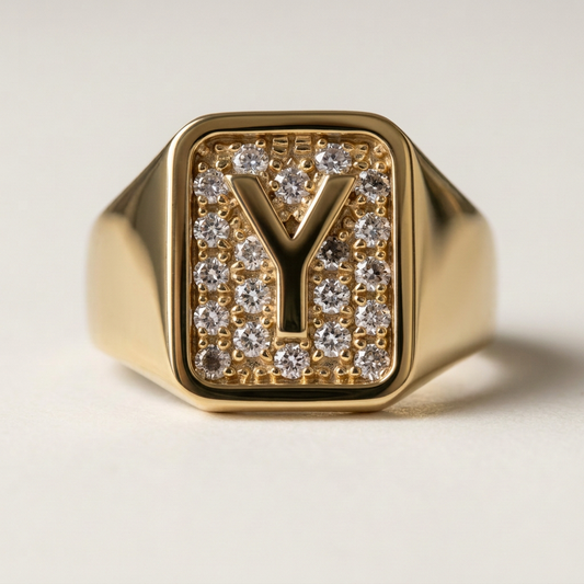 Freshly polished Y initial ring