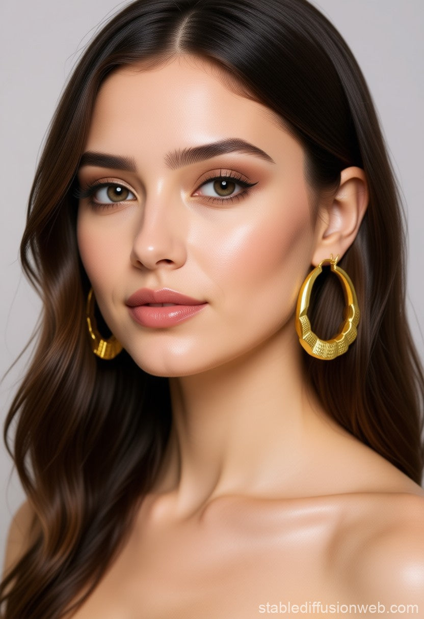 10k Yellow Gold Hoop Earrings