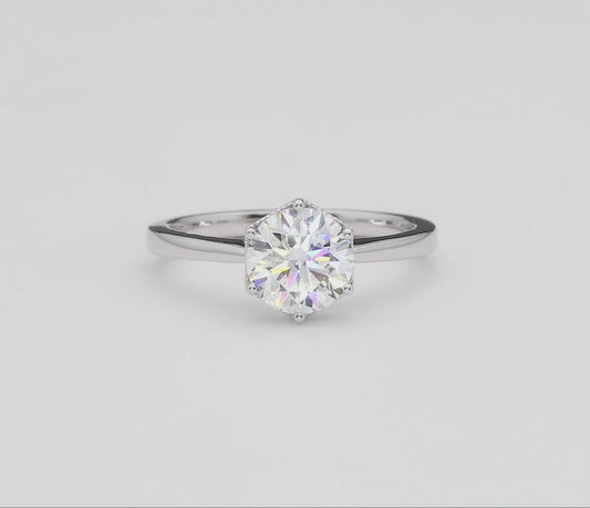 Round Solitaire Diamond Ring