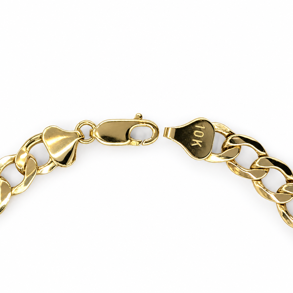 Revised clasp close-up showing the 10K hallmark