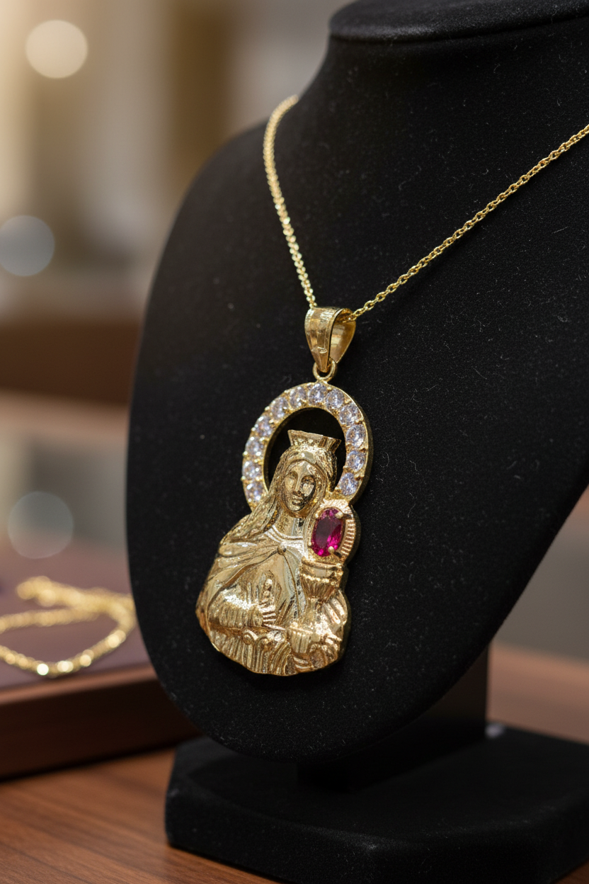 Saint Barbara Pendant - Lifestyle